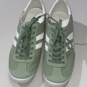 NWOT - Madden Girl Sage Green‎ and White Athletic Sneakers